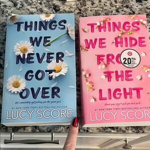 Barnes & Noble Lucy Score Books - Blue and Pink Covers
